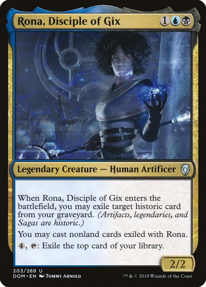 Rona, Disciple of Gix, DOM, 203, NM, Foil