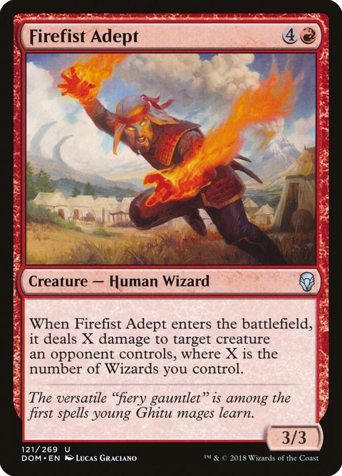 Firefist Adept, DOM, 121, NM