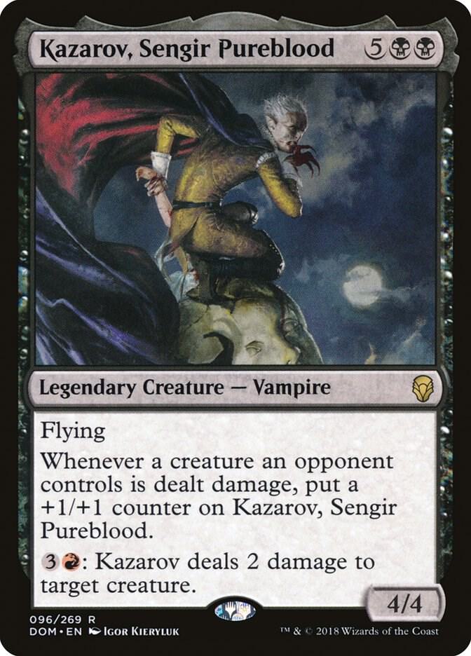 Kazarov, Sengir Pureblood, DOM, 96, NM