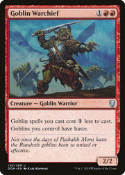 Goblin Warchief, DOM, 130, NM