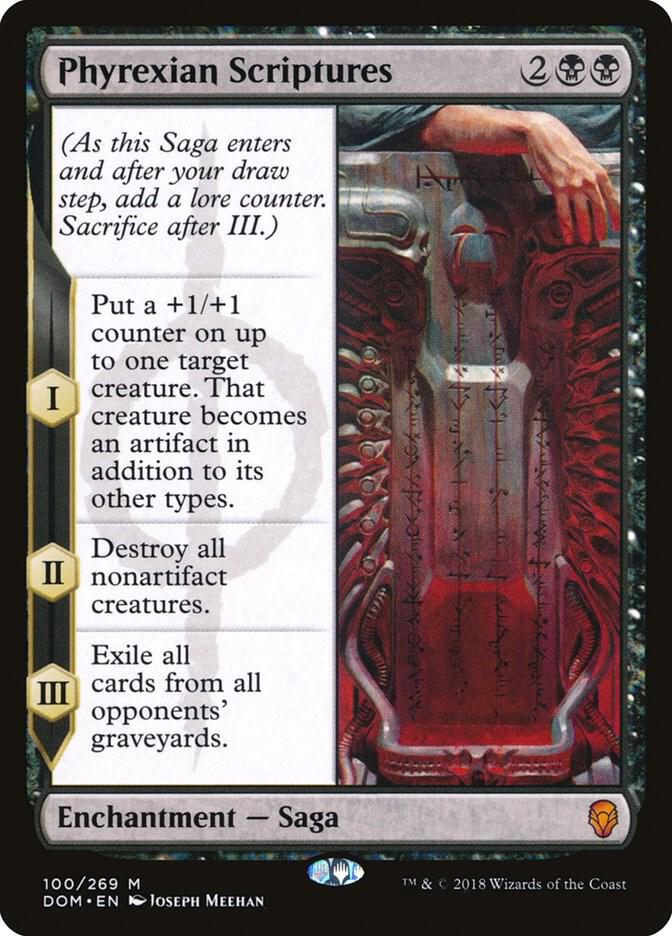Phyrexian Scriptures, DOM, 100, NM