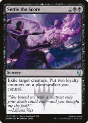 Settle the Score, DOM, 103, NM, Foil