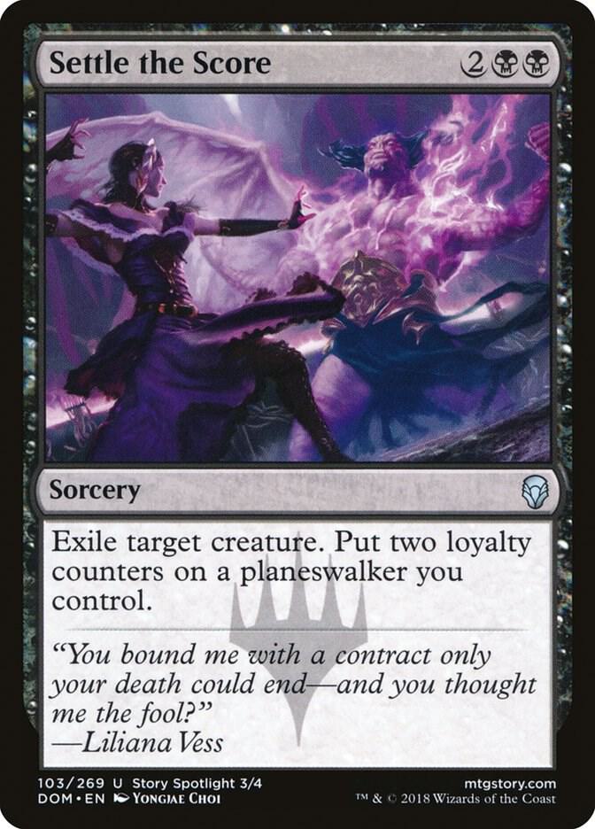 Settle the Score, DOM, 103, NM, Foil