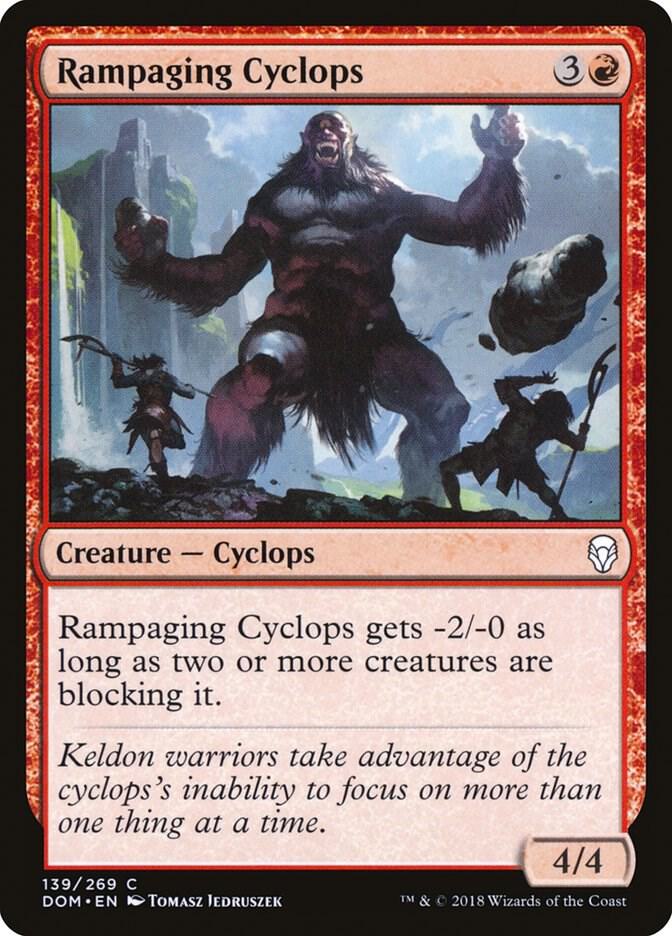 Rampaging Cyclops, DOM, 139, NM, Foil