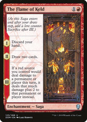 The Flame of Keld, DOM, 123, NM, Foil