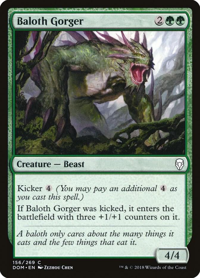 Baloth Gorger, DOM, 156, NM, Foil