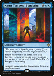 Karn's Temporal Sundering, DOM, 55, NM, Foil