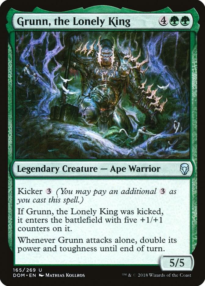 Grunn, the Lonely King, DOM, 165, NM