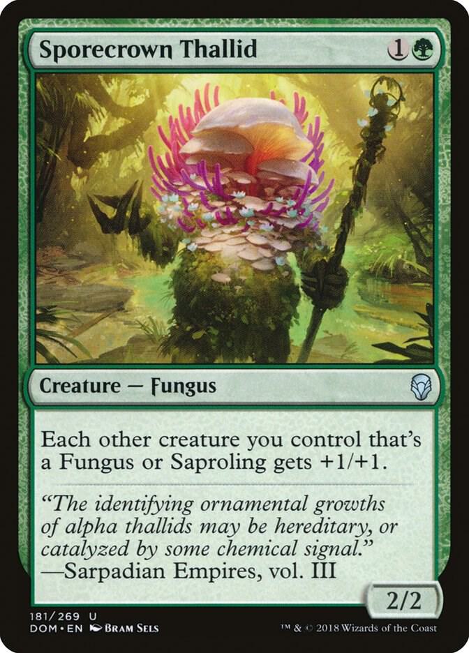 Sporecrown Thallid, DOM, 181, NM, Foil
