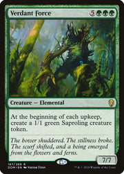 Verdant Force, DOM, 187, NM, Foil
