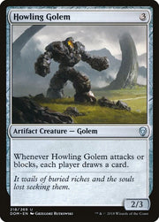 Howling Golem, DOM, 218, NM, Foil