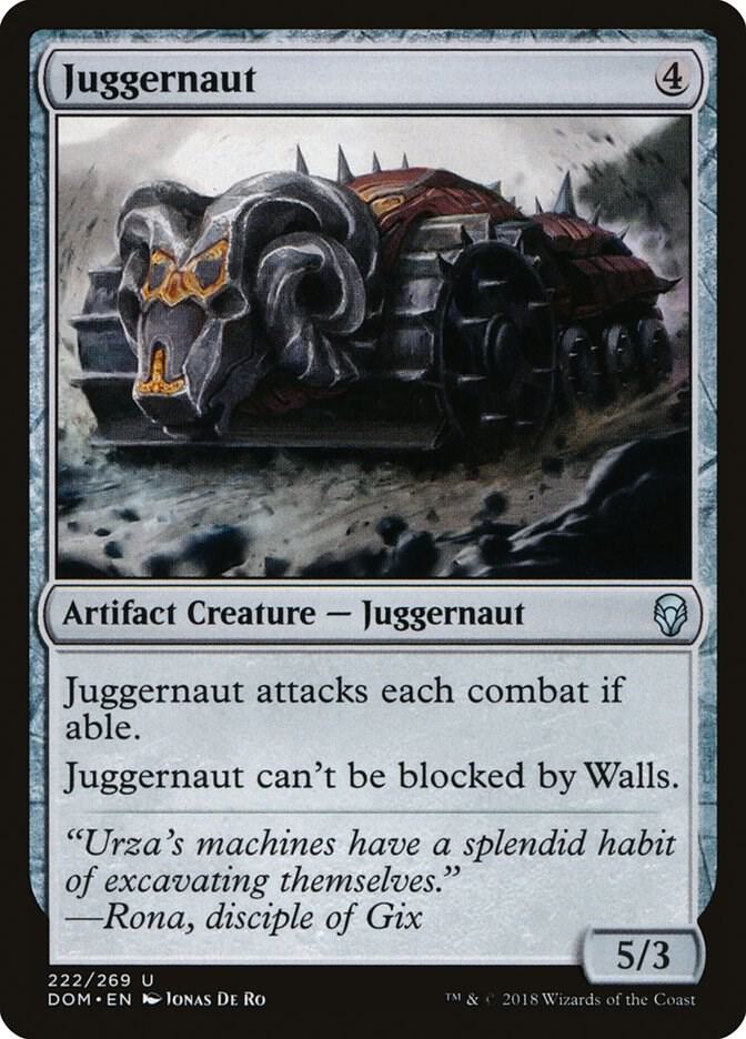 Juggernaut, DOM, 222, NM, Foil