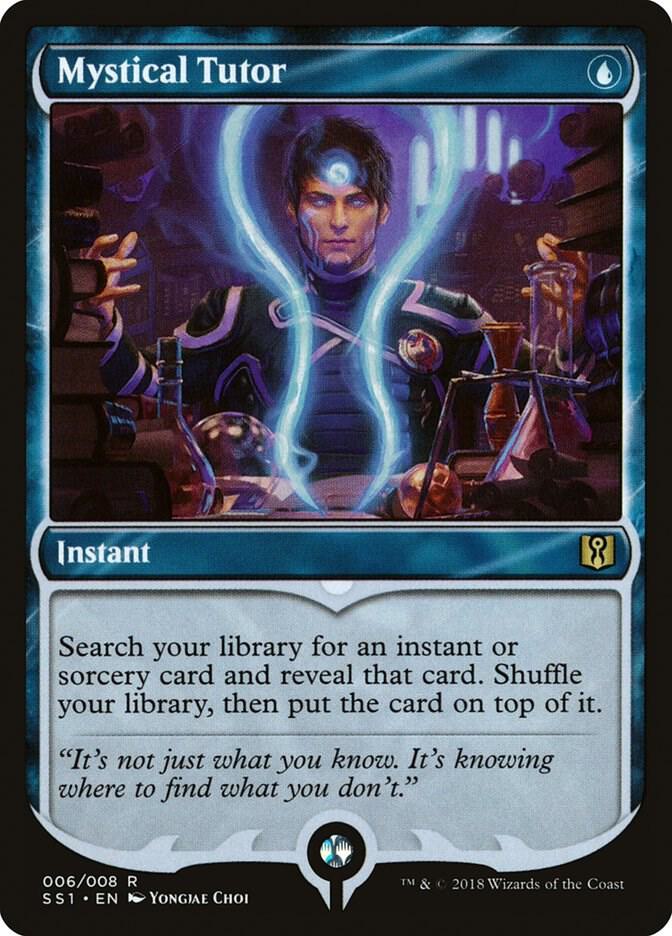 Mystical Tutor,, 6, Near Mint, Foil