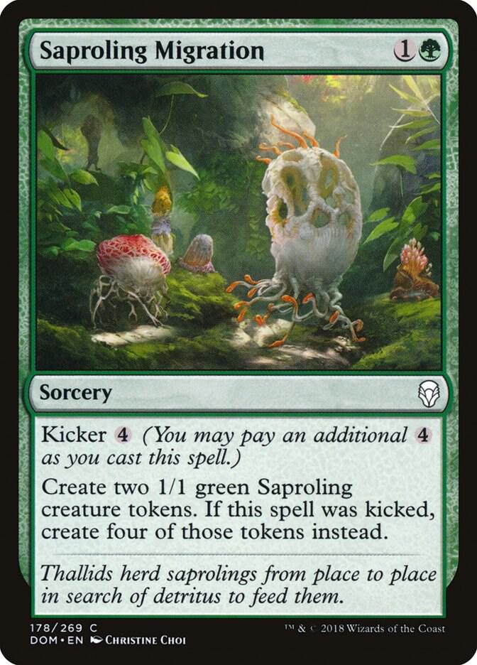 Saproling Migration, DOM, 178, NM, Foil