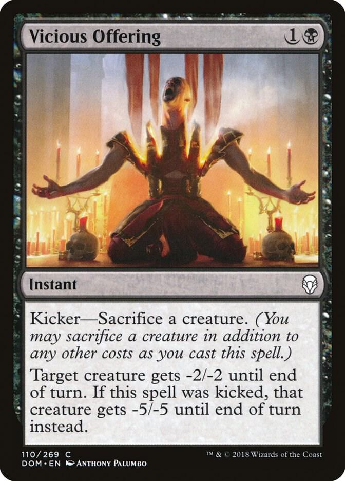 Vicious Offering, DOM, 110, NM, Foil