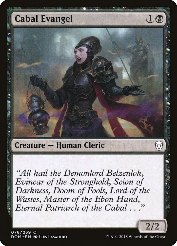 Cabal Evangel, DOM, 78, NM, Foil