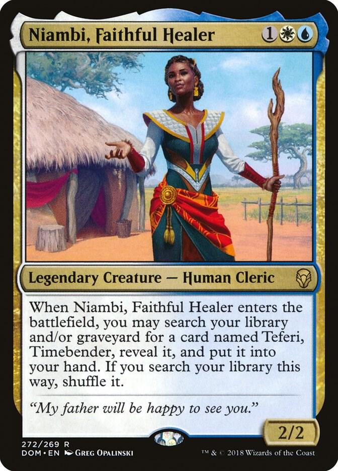Niambi, Faithful Healer, DOM, 272, NM