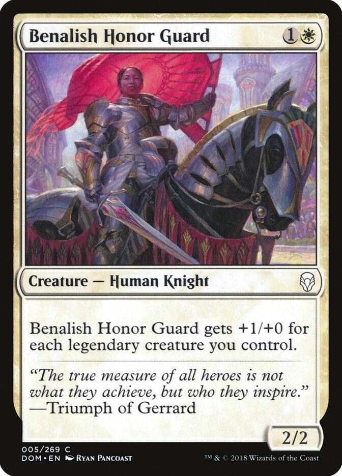 Benalish Honor Guard, DOM, 5, NM, Foil