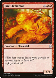 Fire Elemental, DOM, 120, NM, Foil