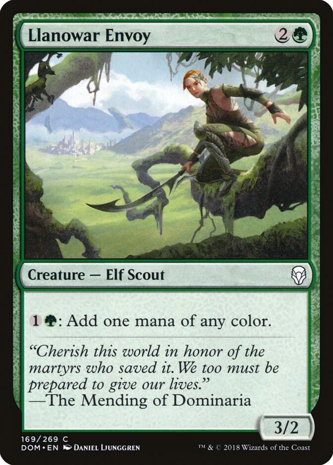 Llanowar Envoy, DOM, 169, NM, Foil