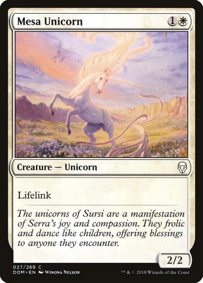 Mesa Unicorn, DOM, 27, NM, Foil