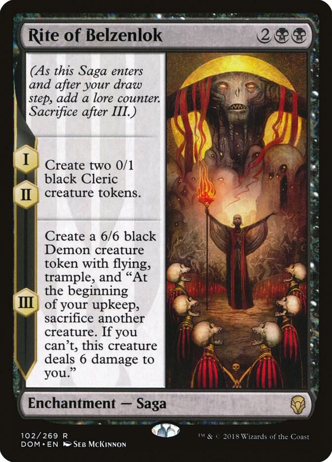 Rite of Belzenlok, DOM, 102, NM, Foil