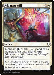 Adamant Will, DOM, 2, NM, Foil