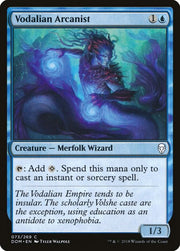 Vodalian Arcanist, DOM, 73, NM, Foil