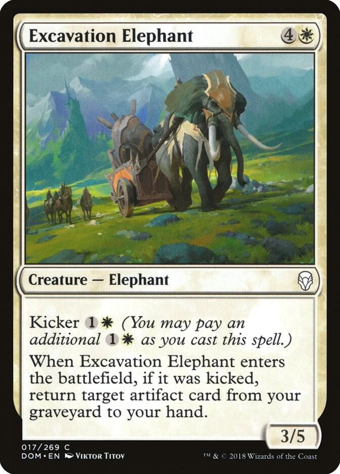 Excavation Elephant, DOM, 17, NM, Foil