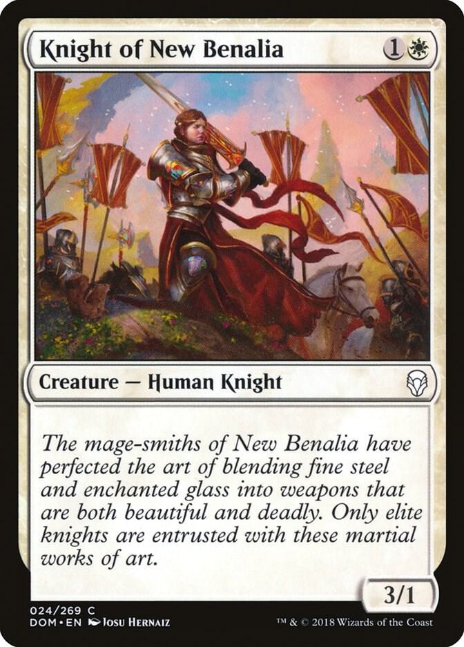 Knight of New Benalia, DOM, 24, NM, Foil