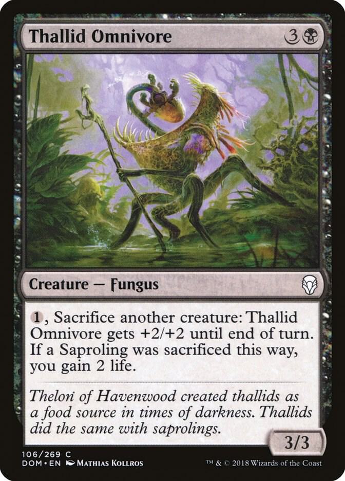 Thallid Omnivore, DOM, 106, NM, Foil