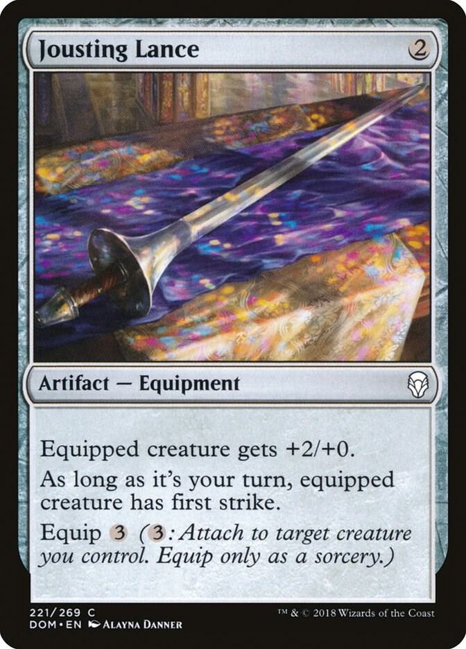 Jousting Lance, DOM, 221, NM, Foil