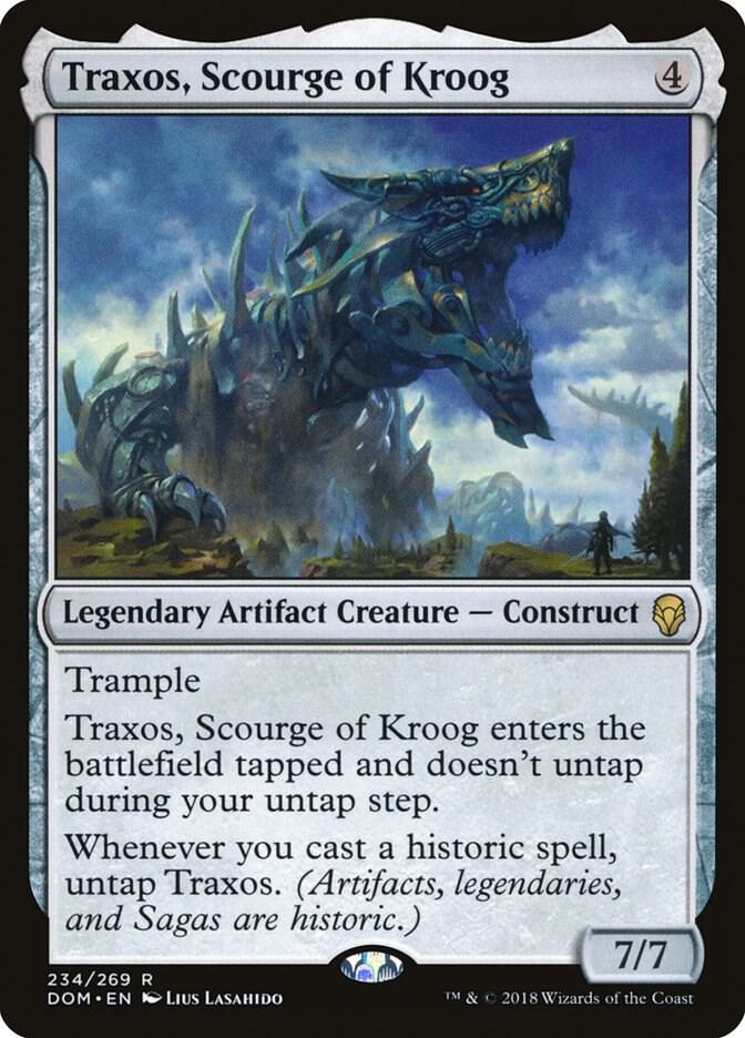 Traxos, Scourge of Kroog, DOM, 234, NM, Foil