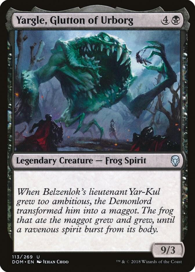 Yargle, Glutton of Urborg, DOM, 113, NM, Foil