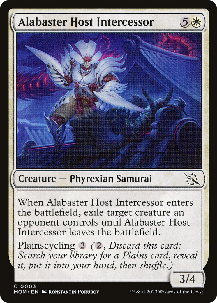 Alabaster Host Intercessor (MOM) 3 - WZRD TCG