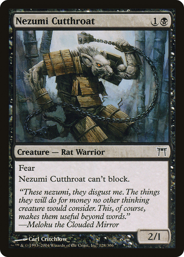 Nezumi Cutthroat (CHK) 128