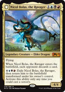 Nicol Bolas, the Ravager,, 218, Lightly Played, Normal