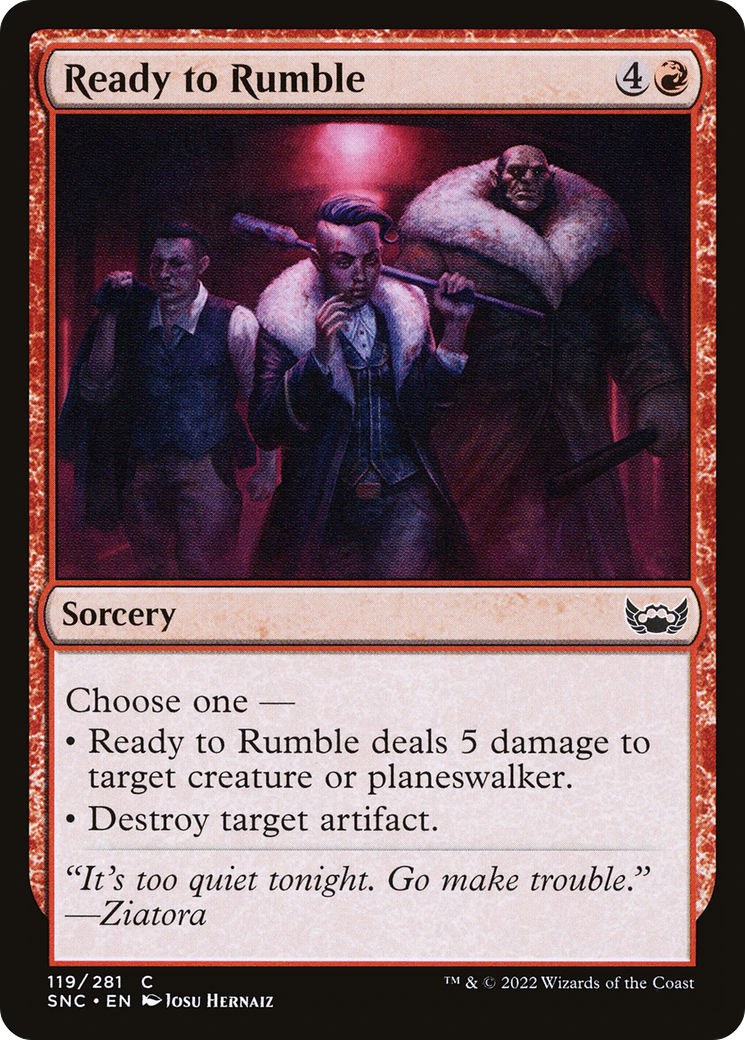 Ready to Rumble (SNC) 119 - WZRD TCG