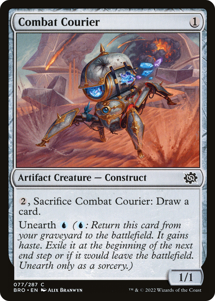 Combat Courier (BRO) 77 - WZRD TCG