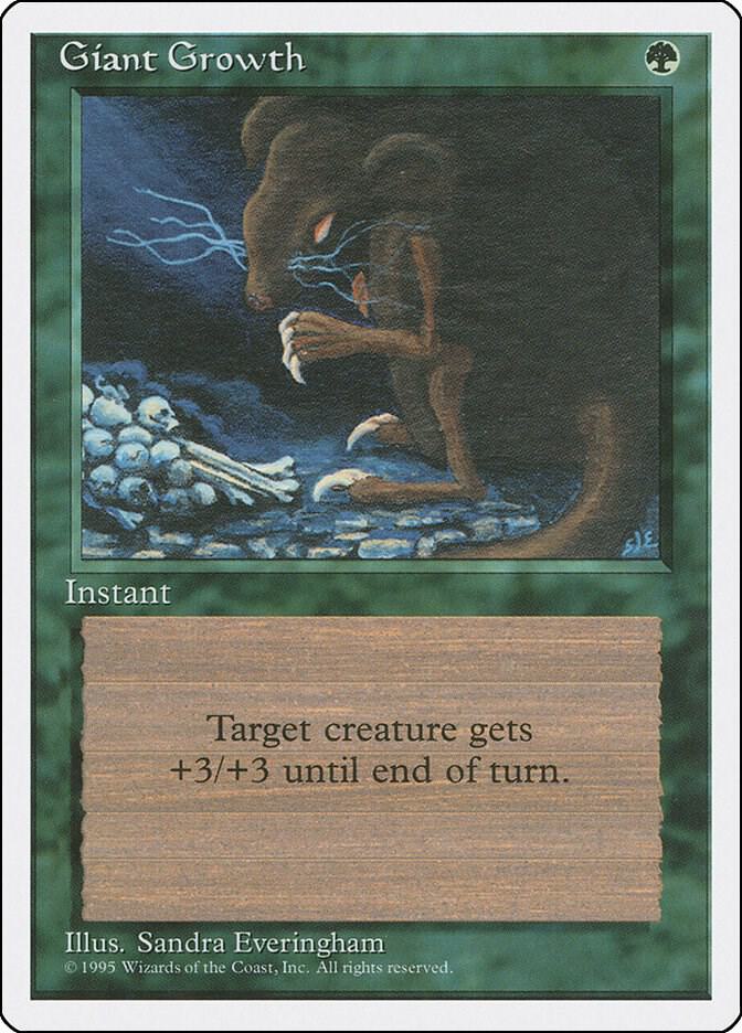 Giant Growth, 4ED,, NM
