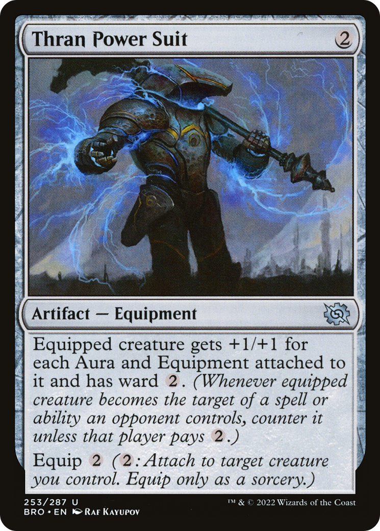 Thran Power Suit (BRO) 253 - WZRD TCG