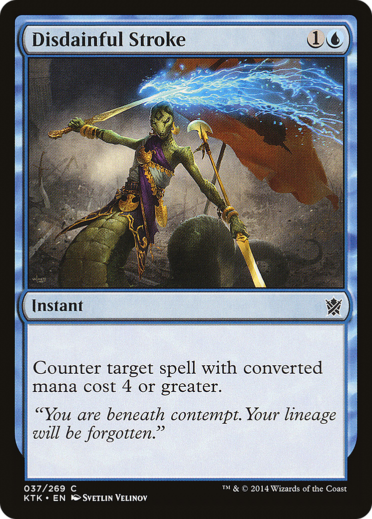 Disdainful Stroke (KTK) 37 - WZRD TCG