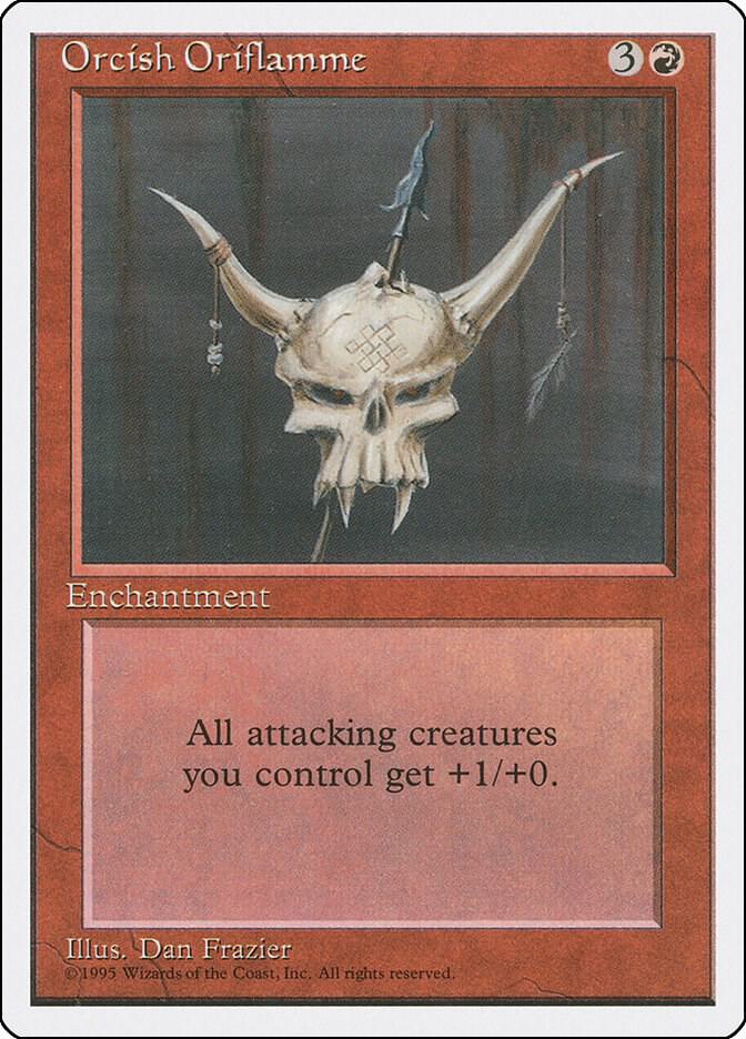 Orcish Oriflamme, 4ED,, NM