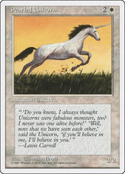 Pearled Unicorn, 4ED,, NM