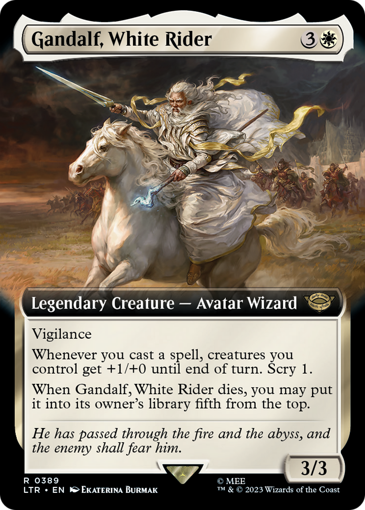 Gandalf, White Rider (LTR) 389