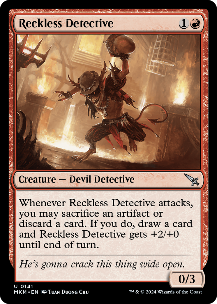 Reckless Detective (MKM) 141 - WZRD TCG