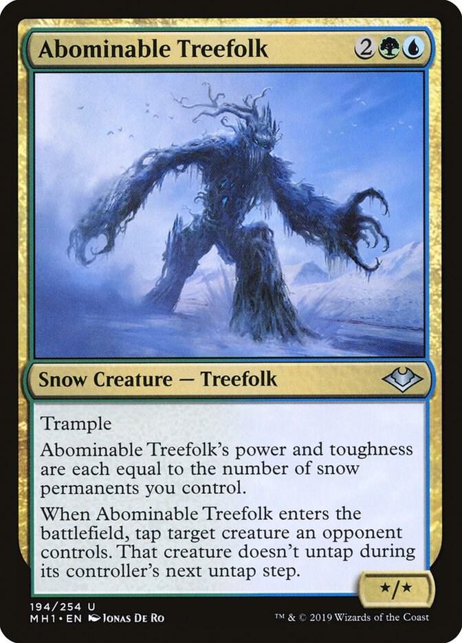 Abominable Treefolk, MH1, 194, NM
