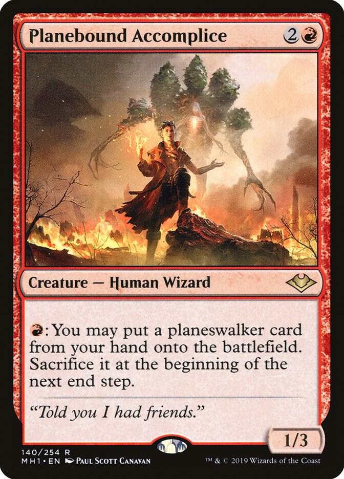 Planebound Accomplice, MH1, 140, NM, Foil