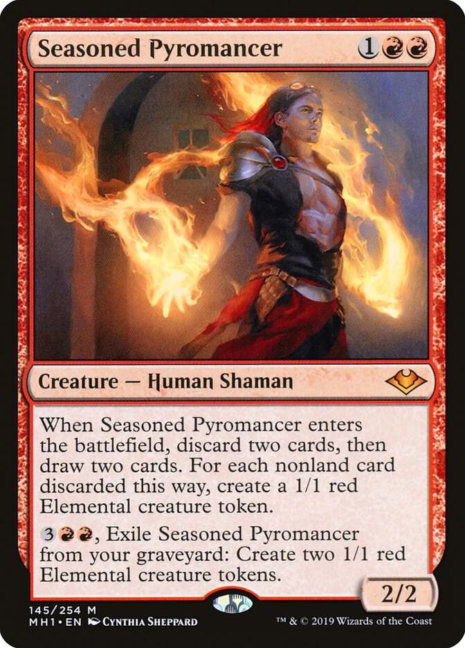 Seasoned Pyromancer,, 145, Near Mint, Foil