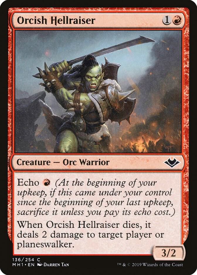 Orcish Hellraiser, MH1, 136, NM